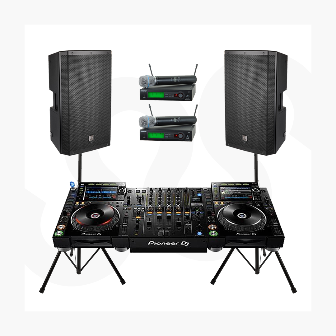 Package CDJ2000NXS2 Set Soundsystem 1000W