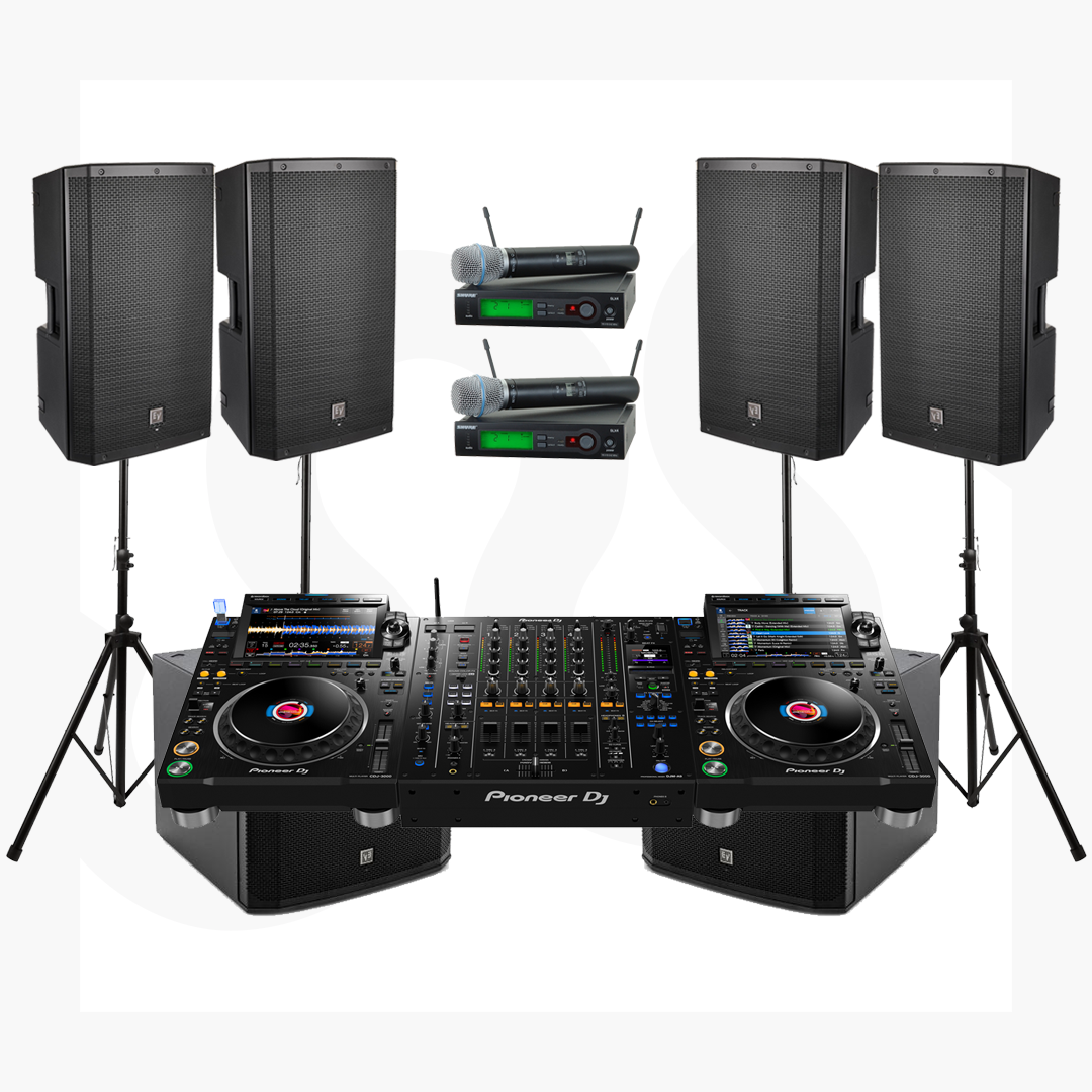 Package CDJ3000 Set Soundsystem 4000W