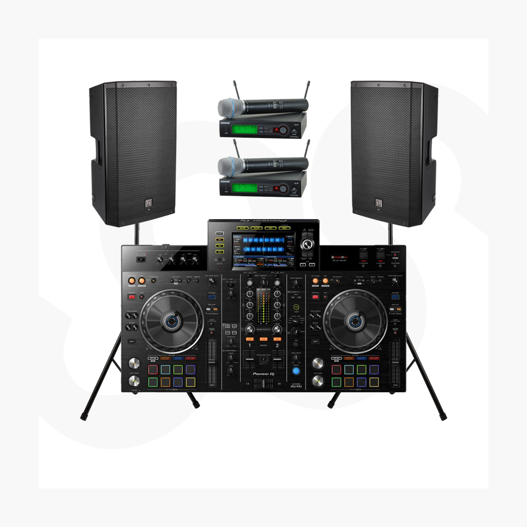 Package XDJ-RX2 Soundsystem 1000W