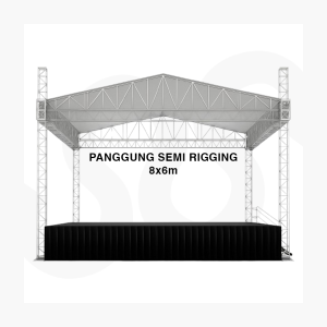 Panggung Semi Rigging 8 x 6 m