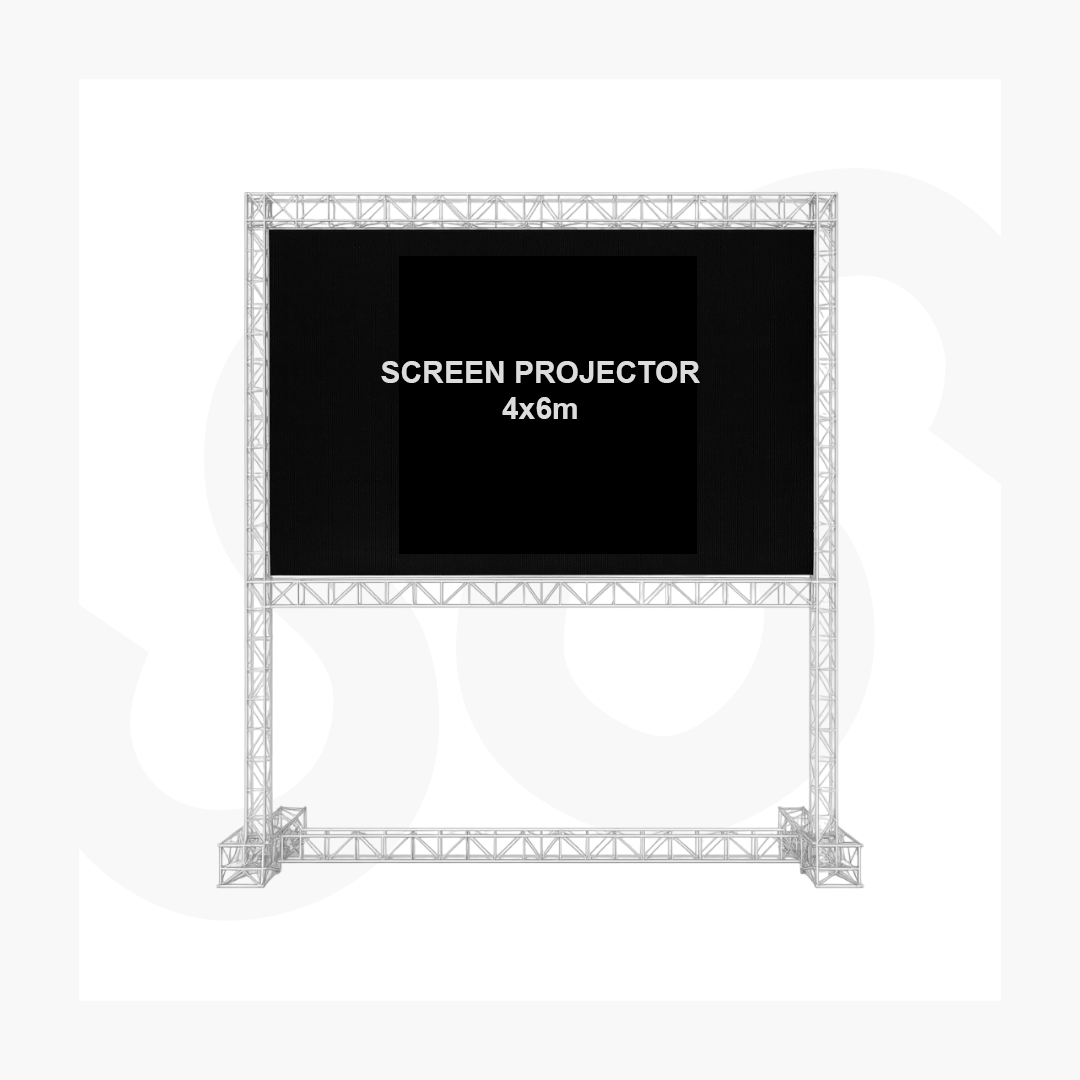 Rigging Screen Projector 4 x 6 m